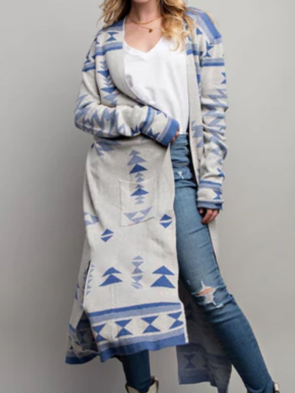 Jessica Simpson | boho cardigan duster size small